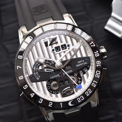 【视频评测TWA厂Ulysse Nardin复刻高仿手表】雅典表复杂功能万年历腕表系列 329-00-3腕表