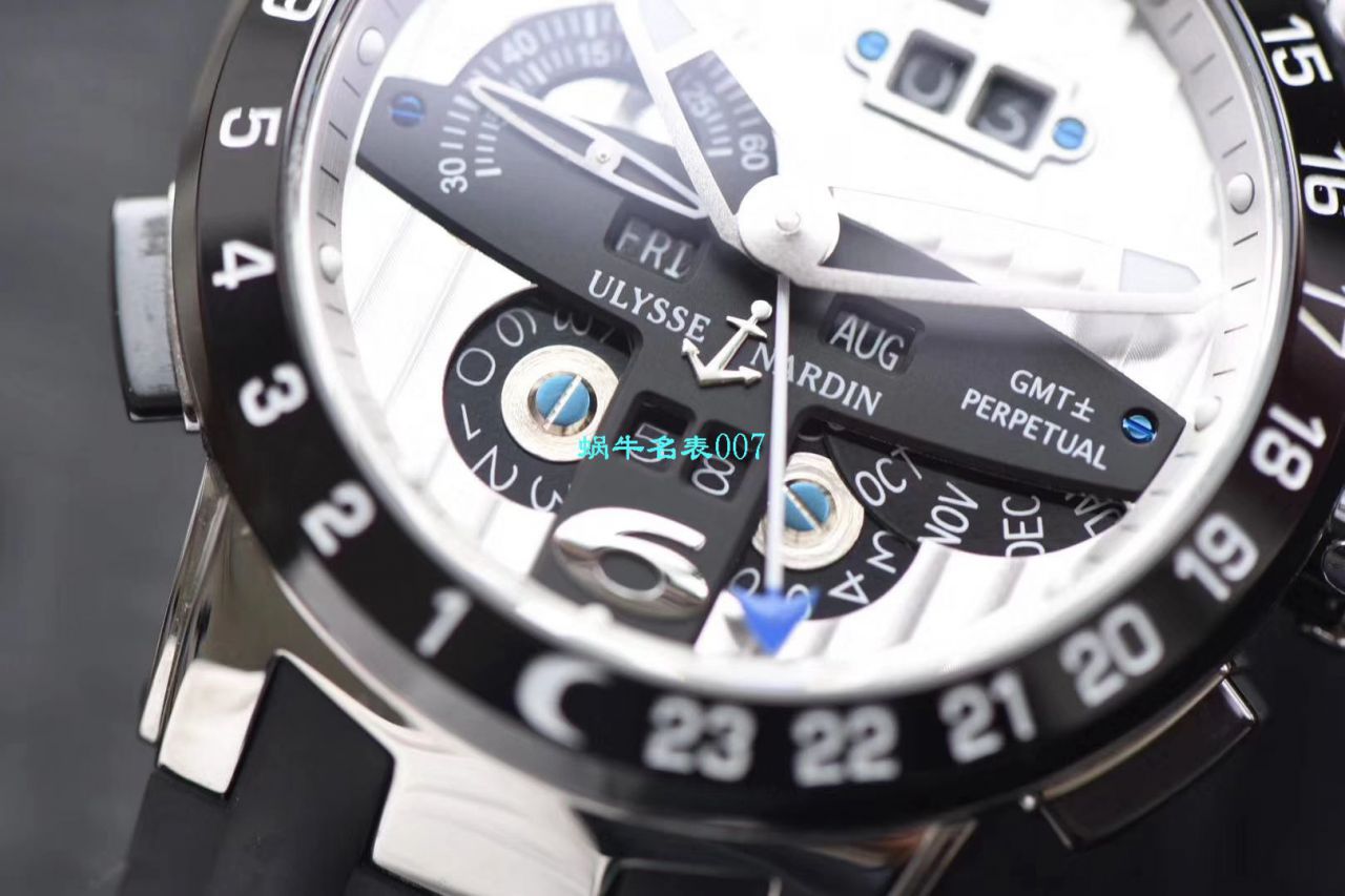 【视频评测TWA厂Ulysse Nardin复刻高仿手表】雅典表复杂功能万年历腕表系列 329-00-3腕表 