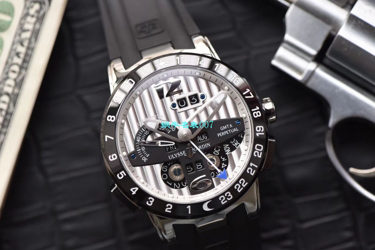 【视频评测TWA厂Ulysse Nardin复刻高仿手表】雅典表复杂功能万年历腕表系列 329-00-3腕表 