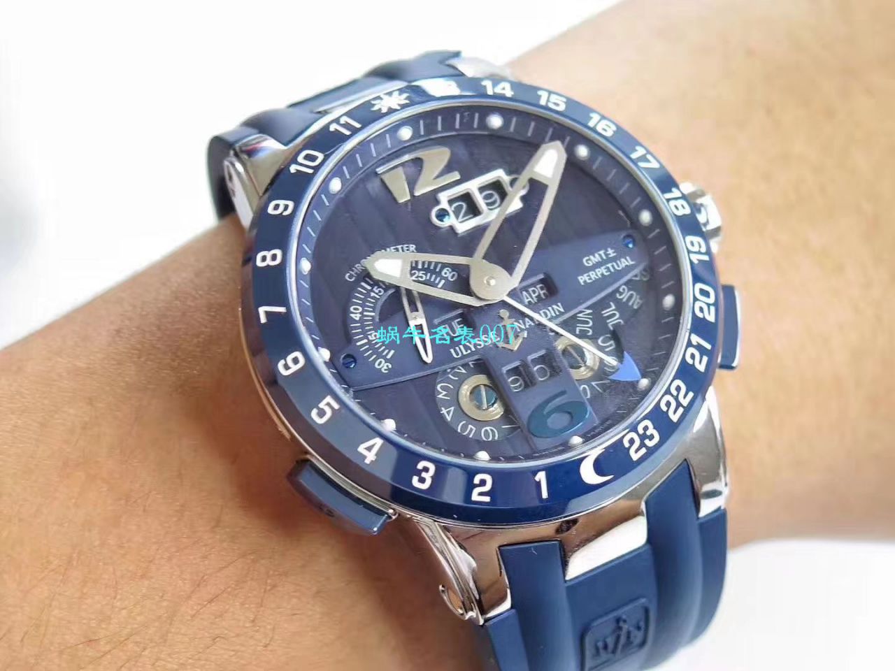 【视频评测TWA厂Ulysse Nardin复刻高仿手表】雅典表复杂功能万年历腕表系列 329-00-3腕表 