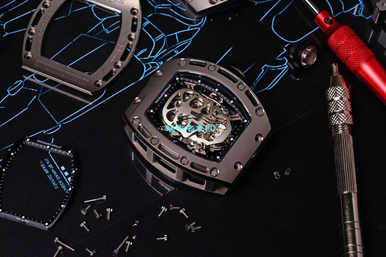 【视频评测EUR厂Richard Mille仿表价格顶级复刻高仿】俄罗斯紫金版理查德米勒至尊鬼王RM052 / RM052jin
