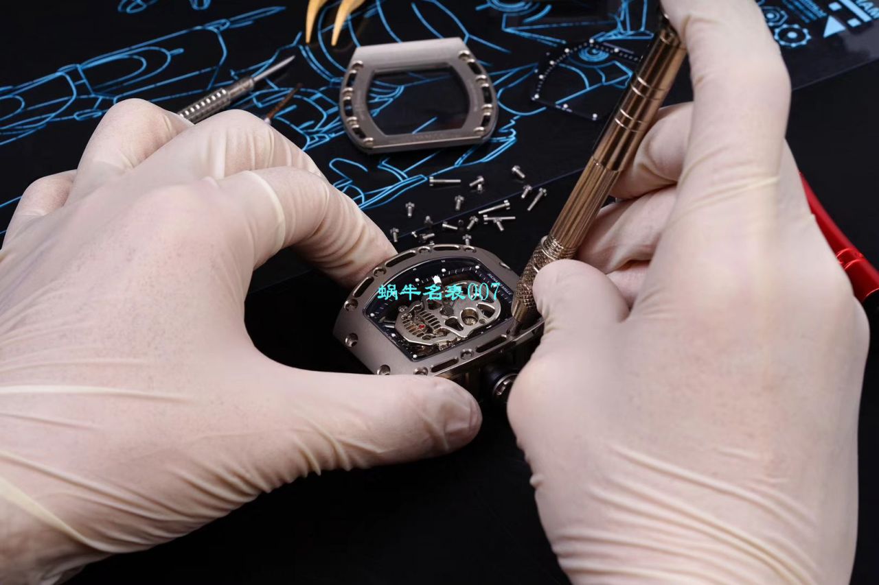 【视频评测EUR厂Richard Mille仿表价格顶级复刻高仿】俄罗斯紫金版理查德米勒至尊鬼王RM052 / RM052jin