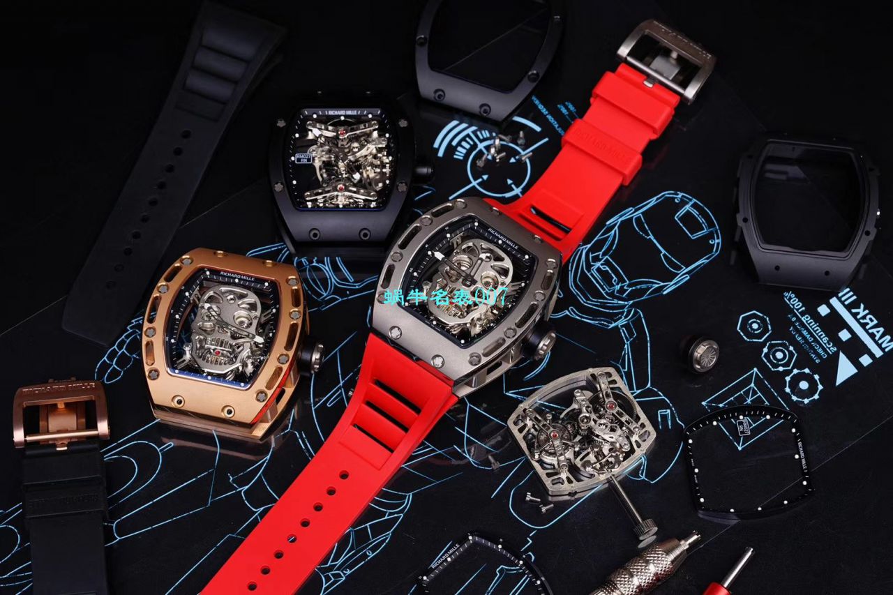 【视频评测EUR厂Richard Mille仿表价格顶级复刻高仿】俄罗斯紫金版理查德米勒至尊鬼王RM052 / RM052jin