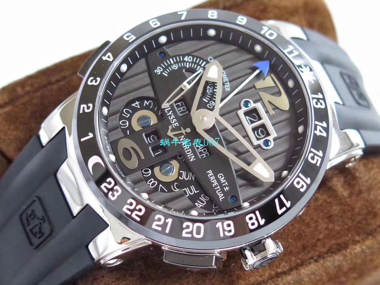 【TWA厂一比一Ulysse Nardin精高仿手表】雅典表复杂功能系列320-00-3腕表 / YD019