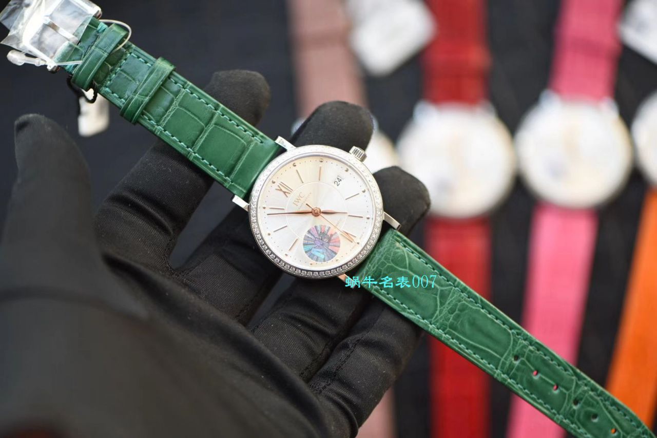 【视频评测M+厂复刻女表】万国高仿柏涛菲诺系列IW458112，IW458103腕表 / WG508