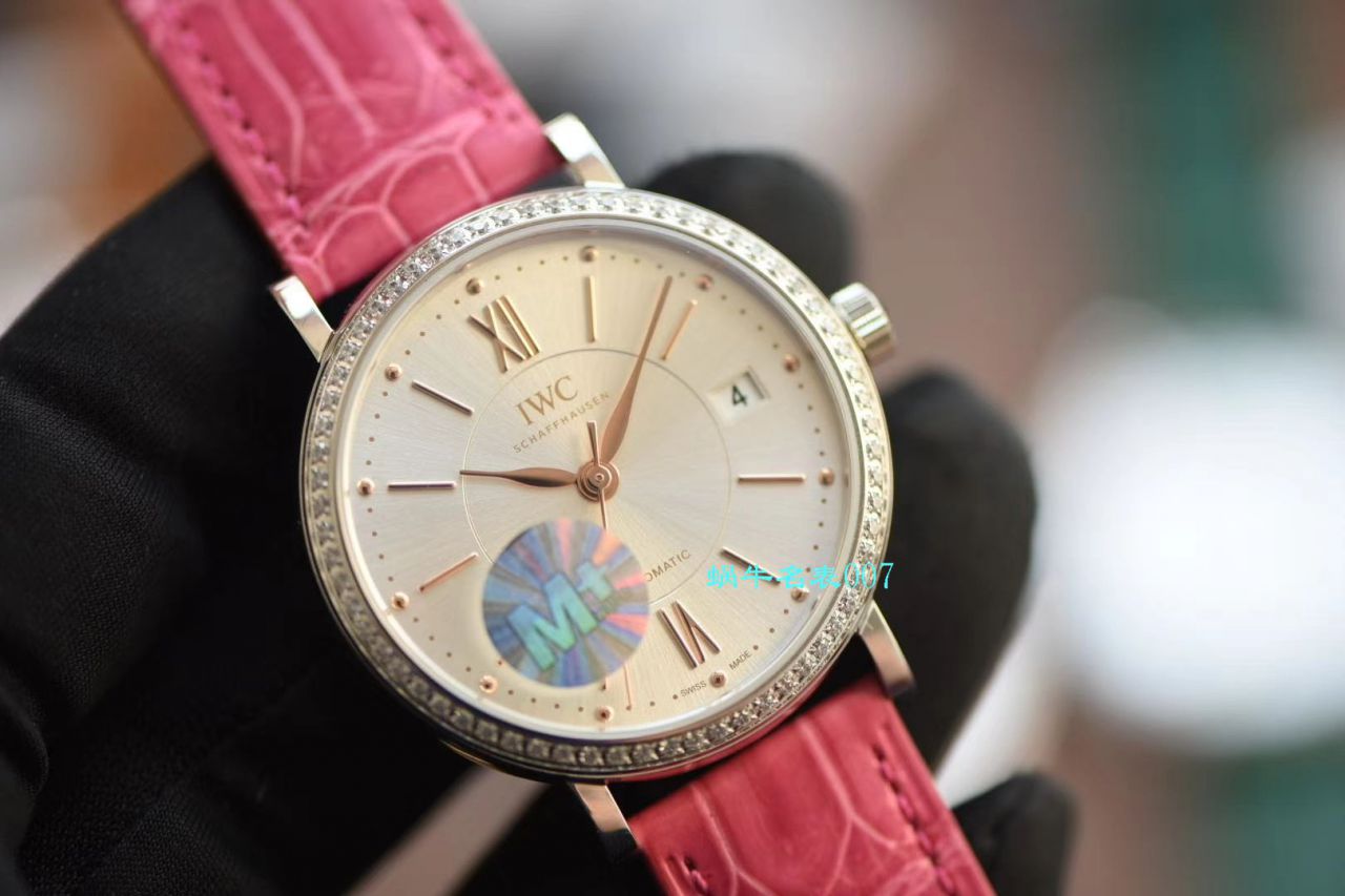 【视频评测M+厂复刻女表】万国高仿柏涛菲诺系列IW458112，IW458103腕表 / WG508