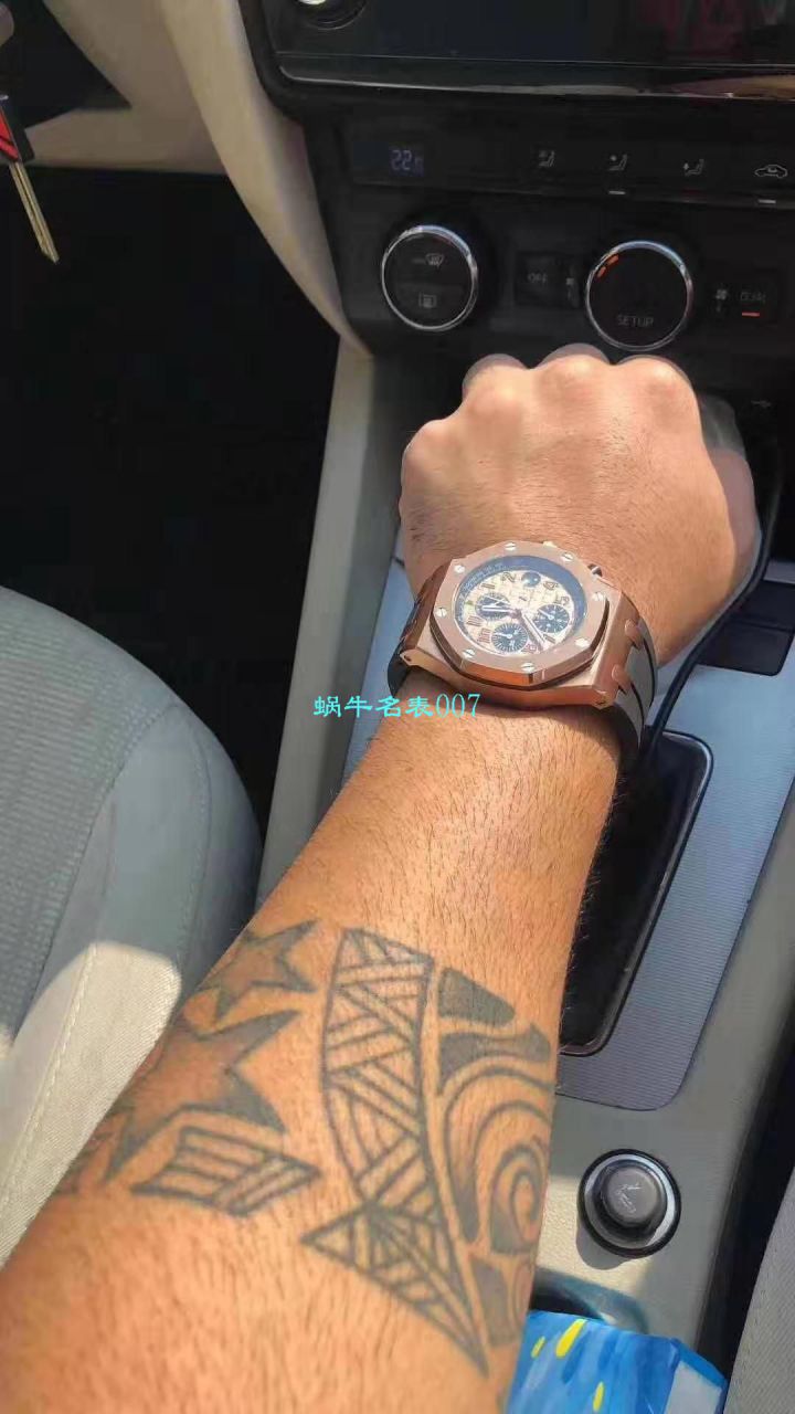 【视频评测JF厂1:1高精仿表】爱彼皇家橡树离岸型系列26470OR.OO.A002CR.01腕表 / APCF002.1