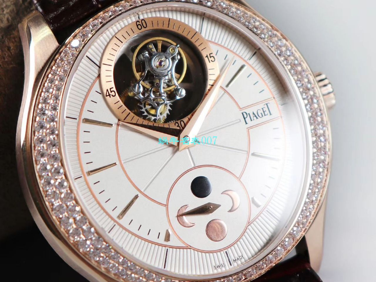 【R8厂超A高仿陀飞轮手表】伯爵BLACK -TIE系列G0A37114,G0A39116腕表 / PT020