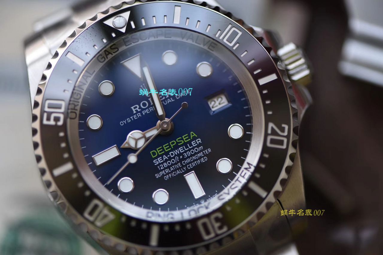 【视频评测超级神器】N厂复刻最新904L复刻高仿超级渐变蓝鬼王～劳力士m126660-0002手表 / R500