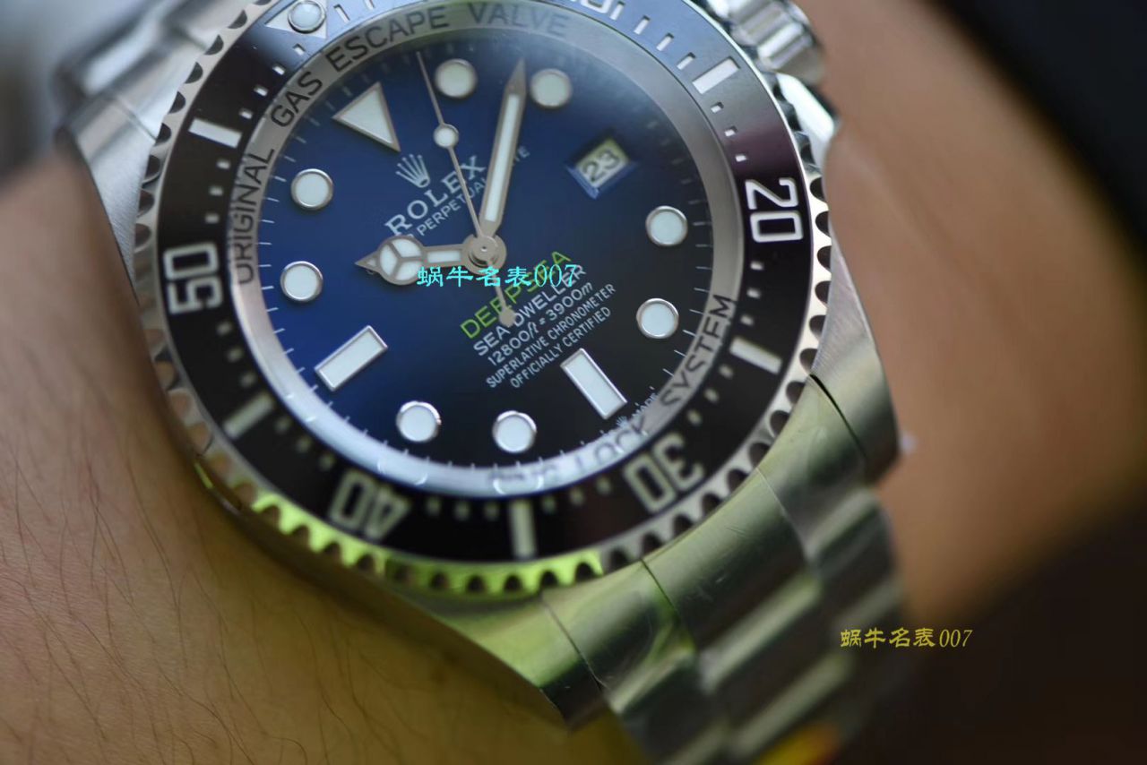 【视频评测超级神器】N厂复刻最新904L复刻高仿超级渐变蓝鬼王～劳力士m126660-0002手表 / R500