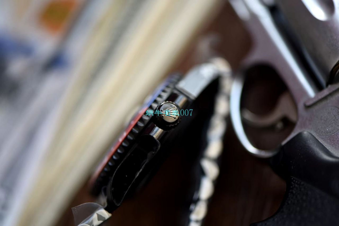 【LF厂超A高精手表】Batman定制版劳力士格林尼治可乐圈Rolex GMT-Master II 126710BLRO-0001 / R506