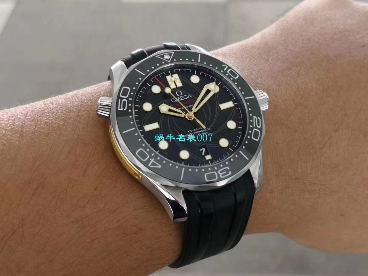 【VS厂007复刻手表】Omega欧米茄海马300米顶级复刻高仿潜水表詹姆斯·邦德限量版210.22.42.20.01.004 / M619
