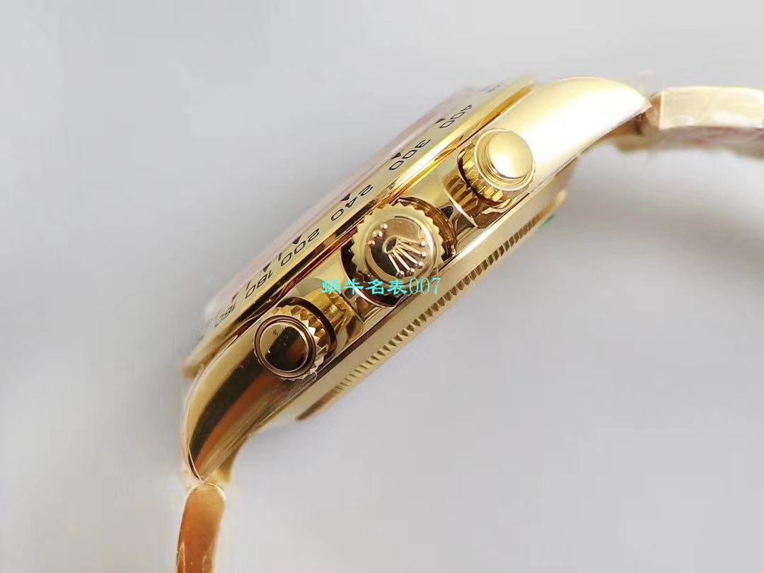 【N厂复刻表独家真正4130机芯】劳力士宇宙计型迪通拿顶级复刻高仿116508金盘腕表 / R389
