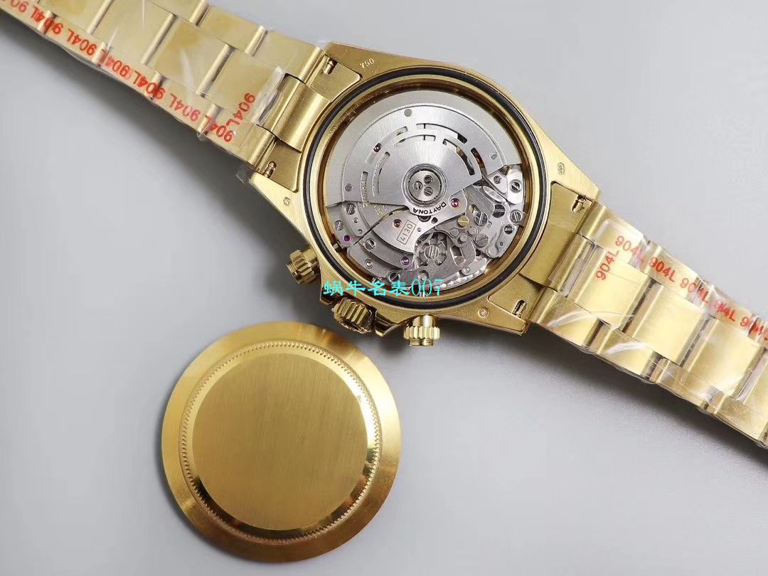 【N厂复刻表独家真正4130机芯】劳力士宇宙计型迪通拿顶级复刻高仿116508金盘腕表 / R389
