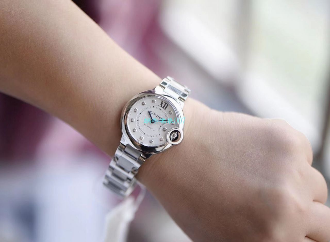 【V6厂最新升级版顶级复刻高仿女表】卡地亚蓝气球系列WE902074腕表33毫米 / K236