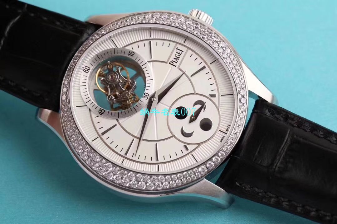 【R8厂PIAGET复刻高仿手表】伯爵BLACK -TIE系列G0A37115,G0A38114陀飞轮腕表 / PT021
