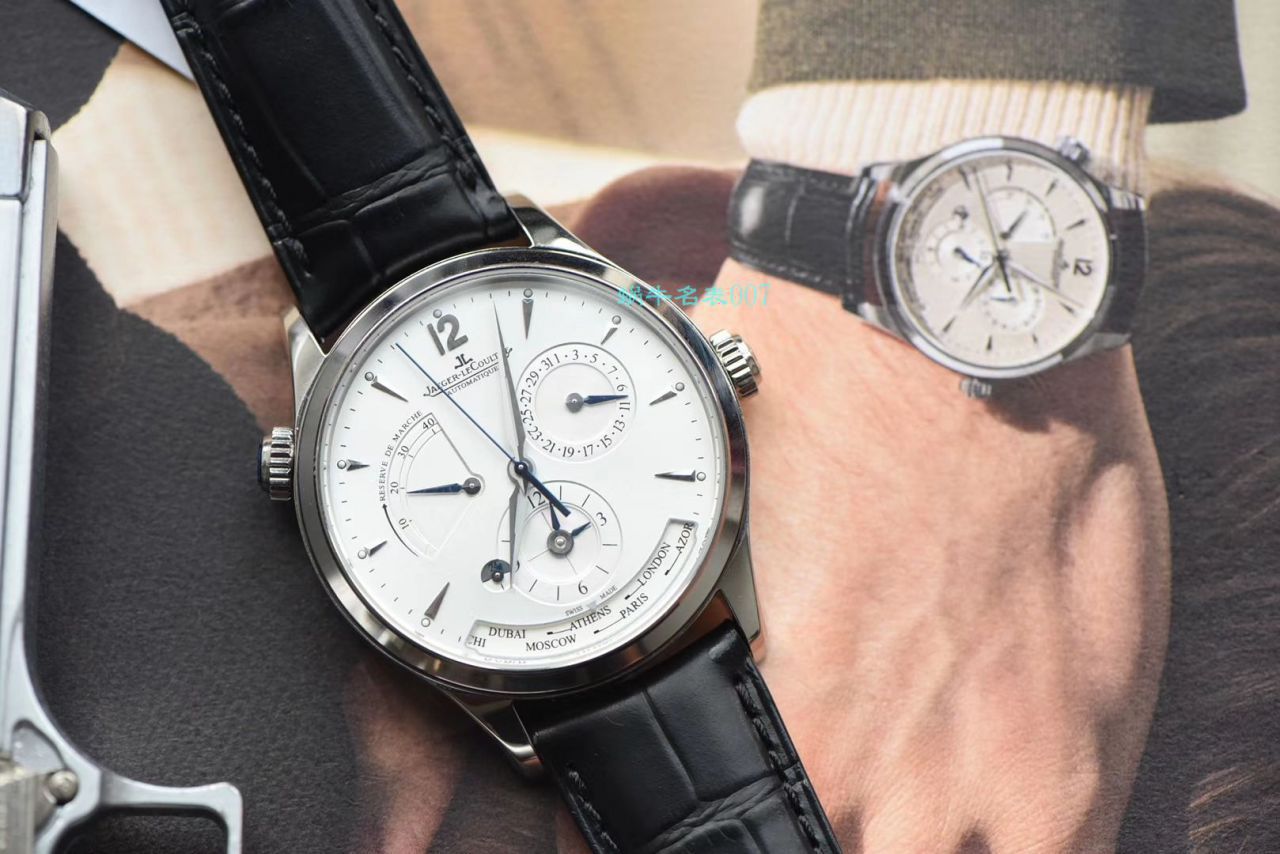 【视频评测ZF厂积家复刻高仿表】积家大师系列地理学家1422521腕表 / JJ156