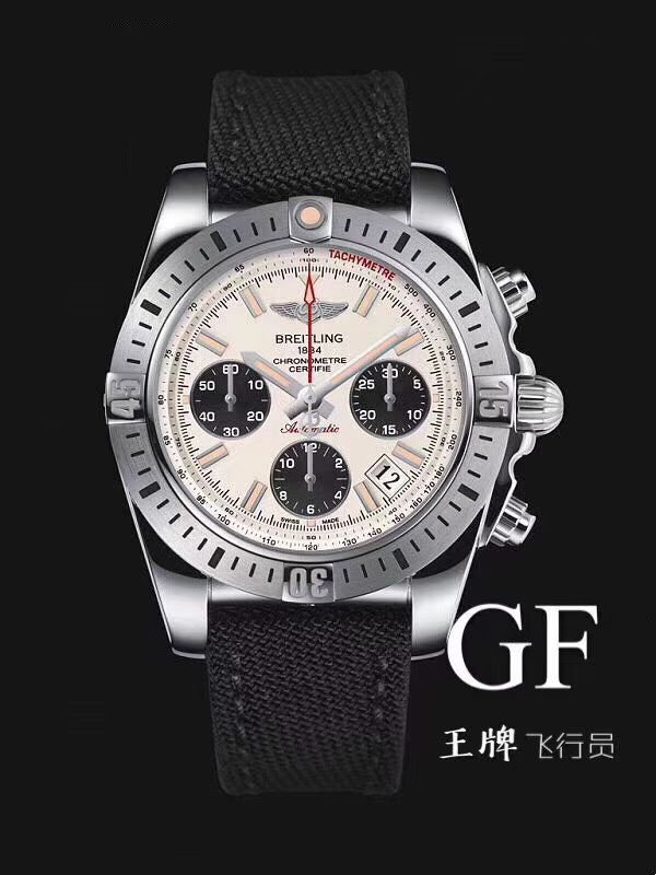 【GF厂顶级复刻熊猫眼手表】百年灵机械计时高仿AB01154G.G786.101W.A20D.1，AB01154G.BD13.101W.A20D.1腕表 / BL121