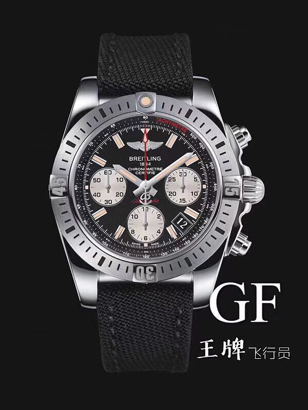 【GF厂顶级复刻熊猫眼手表】百年灵机械计时高仿AB01154G.G786.101W.A20D.1，AB01154G.BD13.101W.A20D.1腕表 / BL121