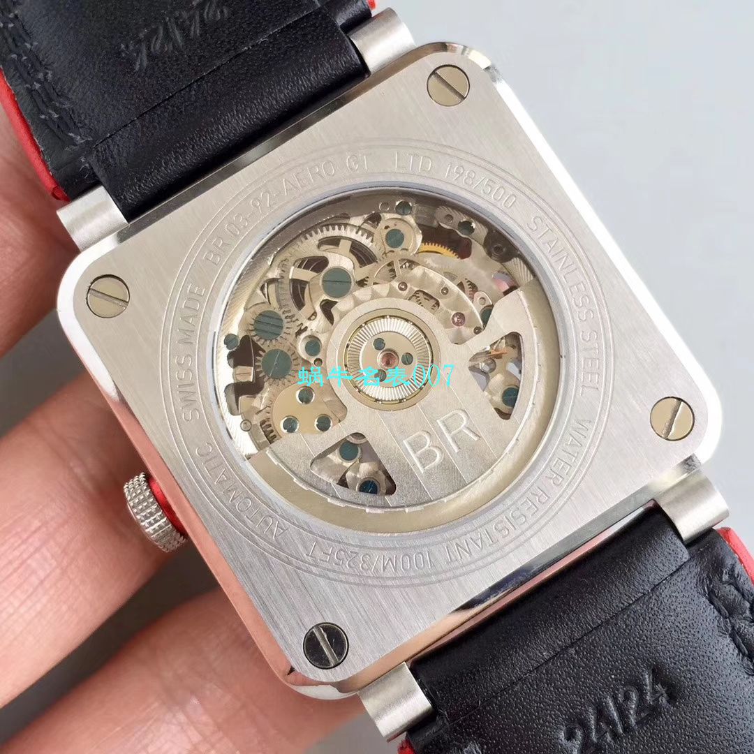 【BR厂Bell & Ross复刻高仿手表】柏莱士INSTRUMENTS系列BR 03-92 AEROGT腕表 / BR0392AEROGT