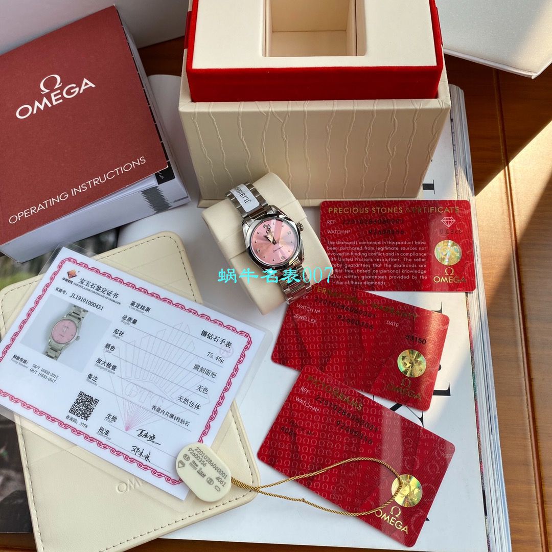 【渠道原单女表】欧米茄海马系列220.10.28.60.60.001腕表 / M629