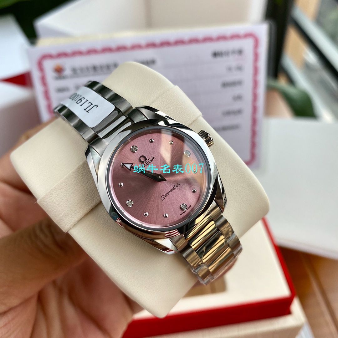 【渠道原单女表】欧米茄海马系列220.10.28.60.60.001腕表 / M629