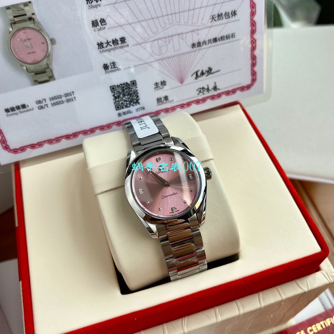 【渠道原单女表】欧米茄海马系列220.10.28.60.60.001腕表 / M629