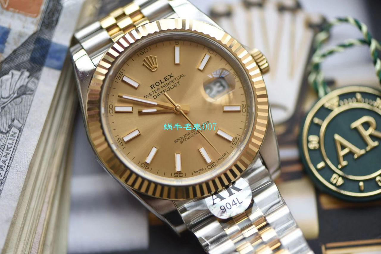 【视频评测】AR厂AR出品超强劳力士日志41mm副本五连珠复刻高仿116333-72213 G / R519