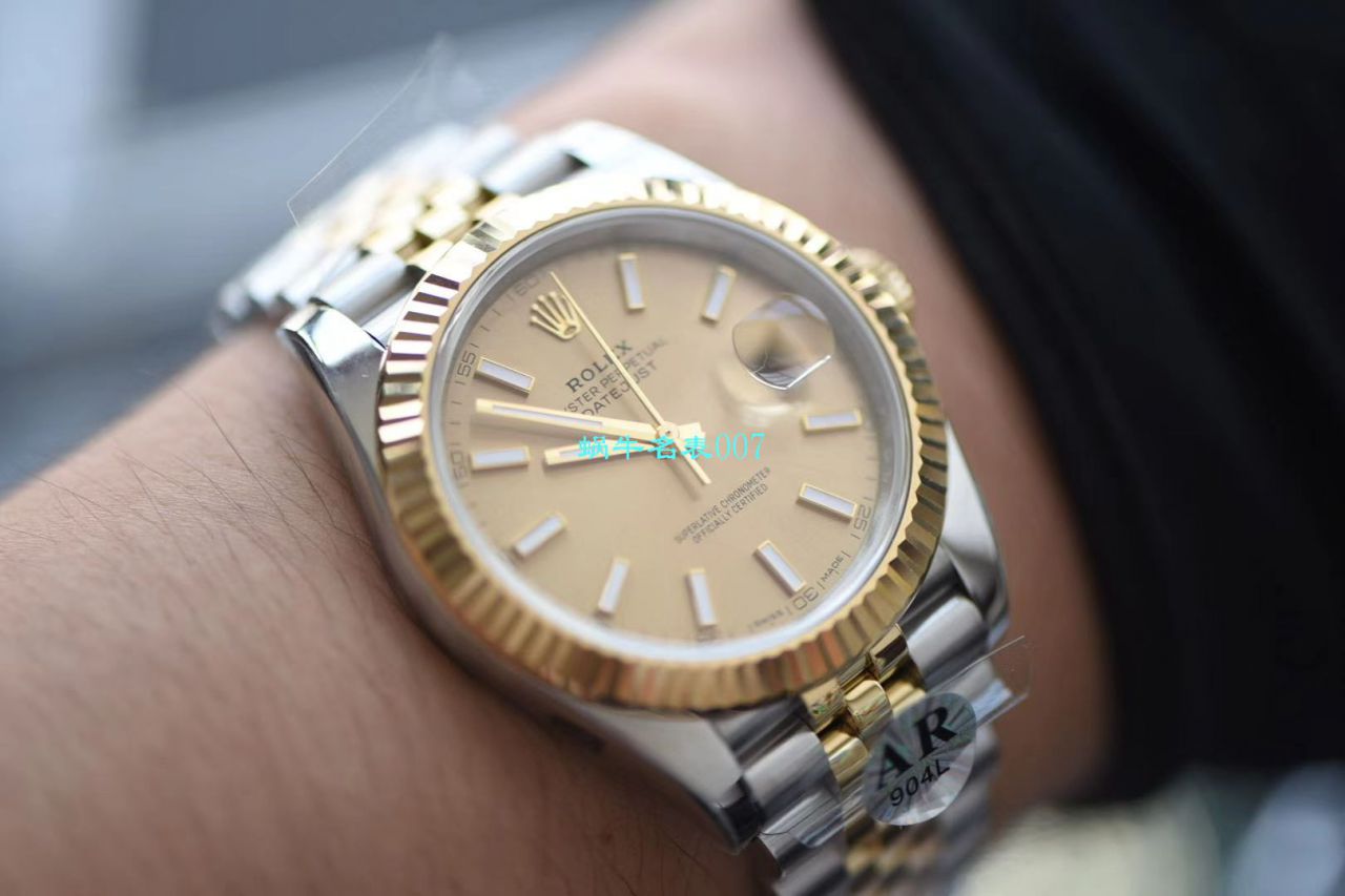 【视频评测】AR厂AR出品超强劳力士日志41mm副本五连珠复刻高仿116333-72213 G / R519