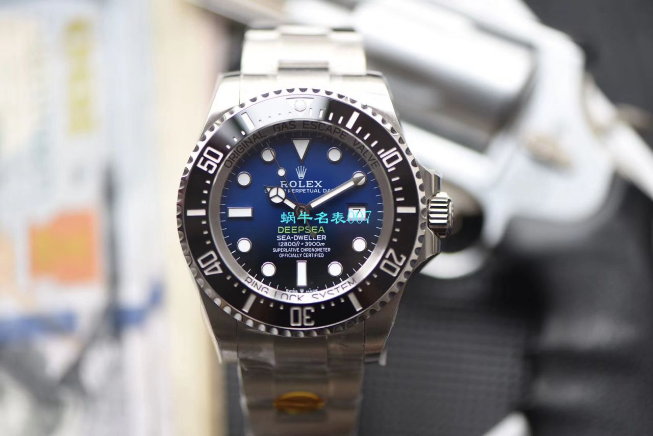 【视频评测超级神器】N厂复刻最新904L复刻高仿超级渐变蓝鬼王～劳力士m126660-0002手表 / R500