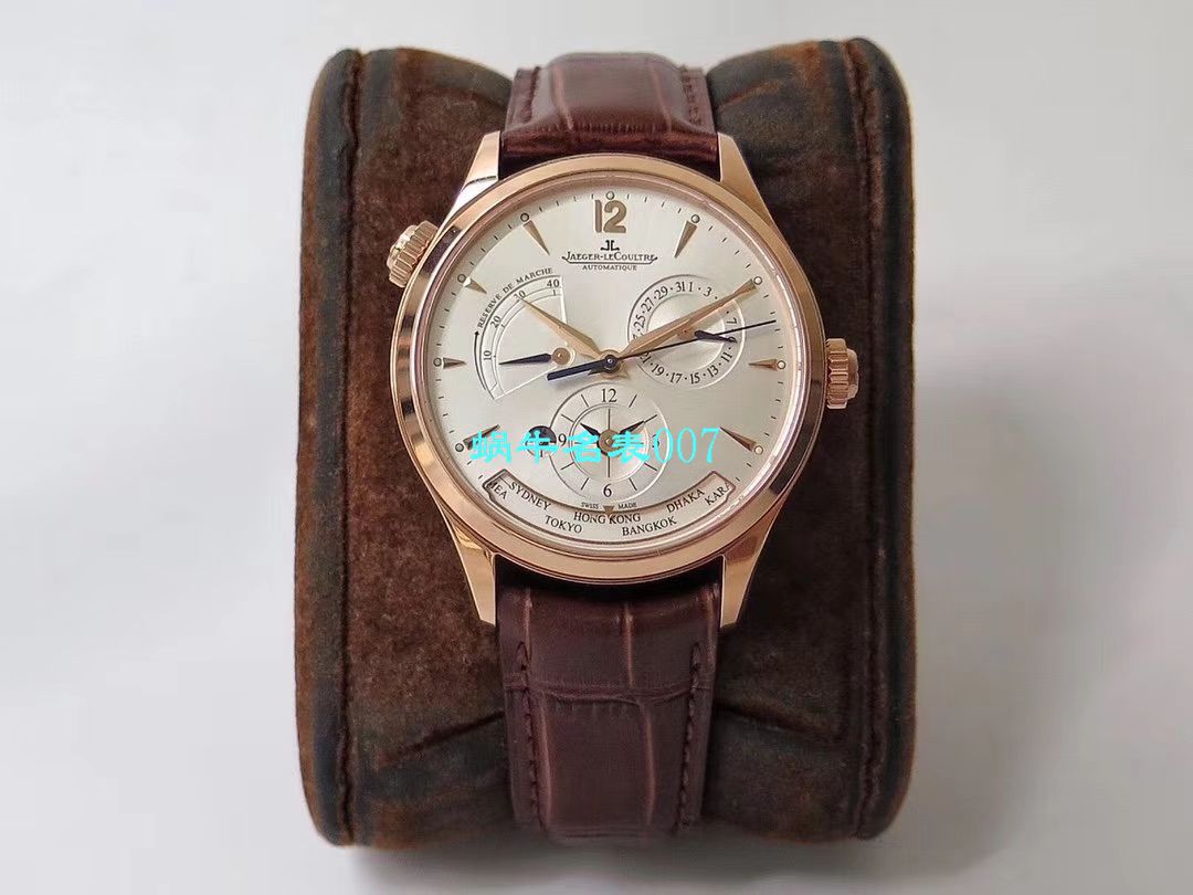 【视频评测ZF厂积家复刻高仿表】积家大师系列地理学家1422521腕表 / JJ156