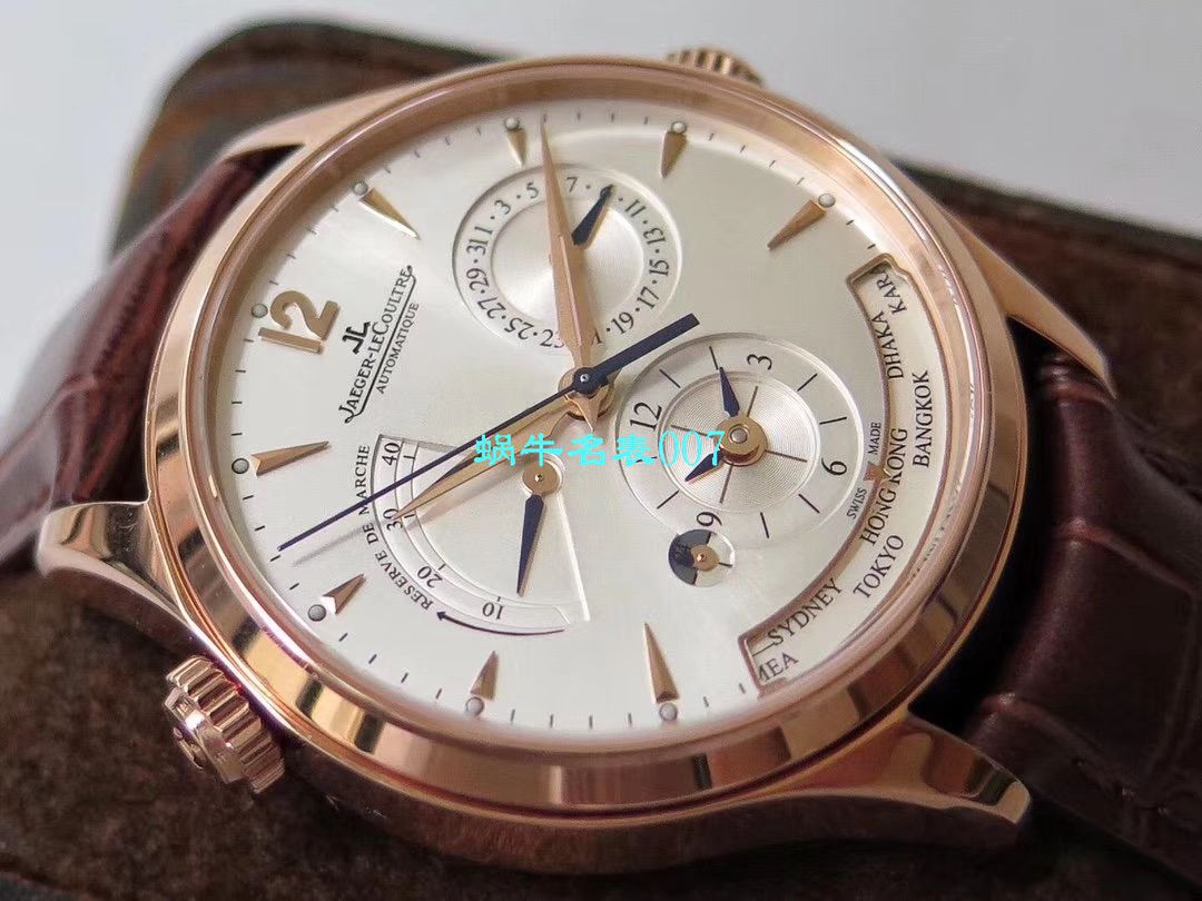 【视频评测ZF厂积家复刻高仿表】积家大师系列地理学家1422521腕表 / JJ156