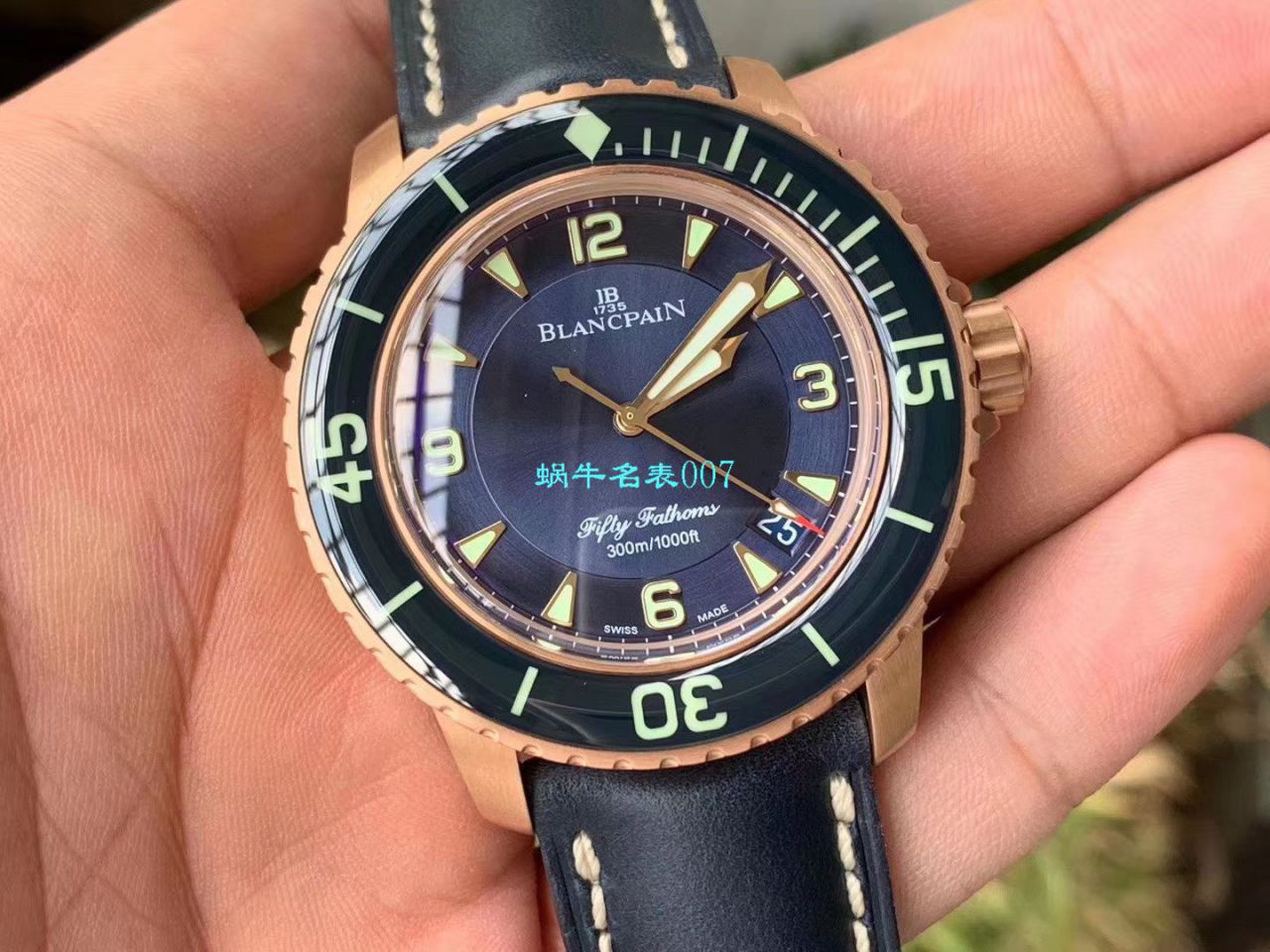 【ZF厂Blancpain超A复刻高仿手表】宝珀五十噚系列5015-3603C-63B腕表 / BP066