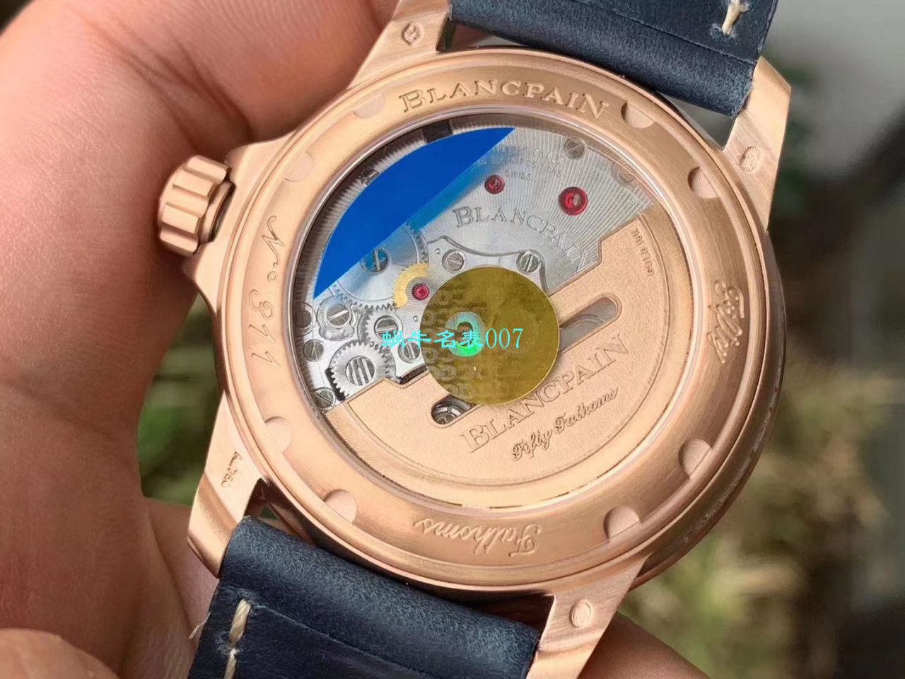 【ZF厂Blancpain超A复刻高仿手表】宝珀五十噚系列5015-3603C-63B腕表 / BP066