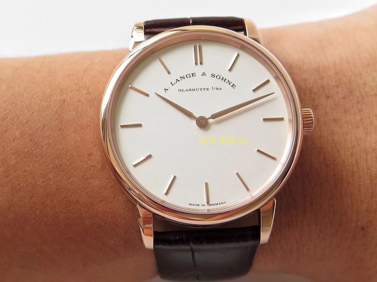 【SV厂A. Lange & Söhne复刻手表】朗格SAXONIA系列211.026腕表 / LS017