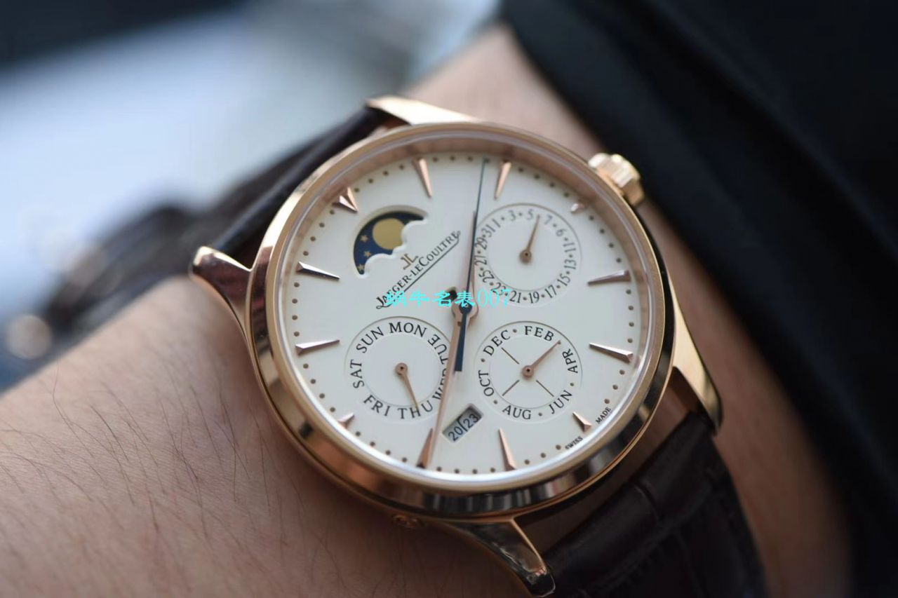 V9厂积家大师万年历复刻高仿手表自动机械表型号：白面130842J，黑面1308470，金面1302520，灰面130354J / JJ166