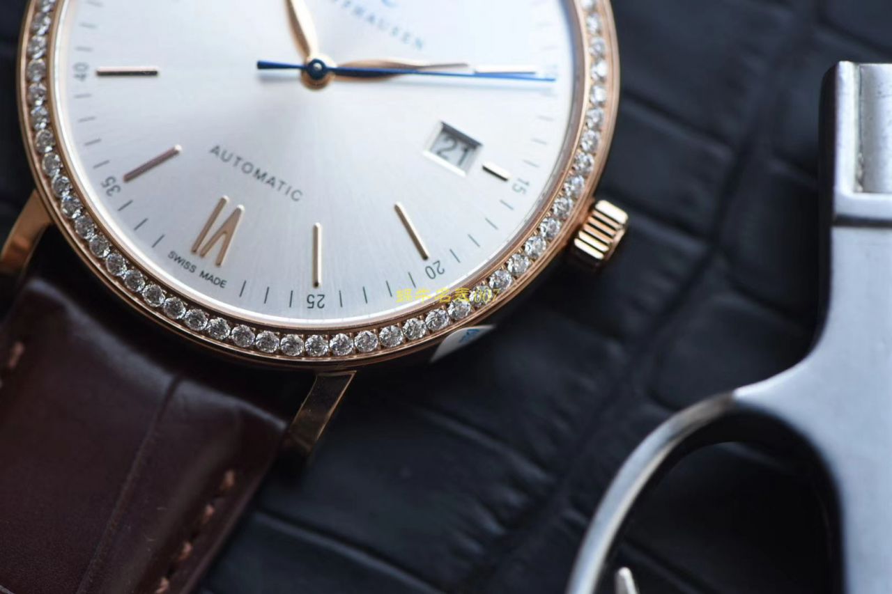 【视频评测V7厂官网莫桑石钻版本】一比一复刻高仿万国柏涛菲诺系列 IW356516 自动机械男表 / WG510