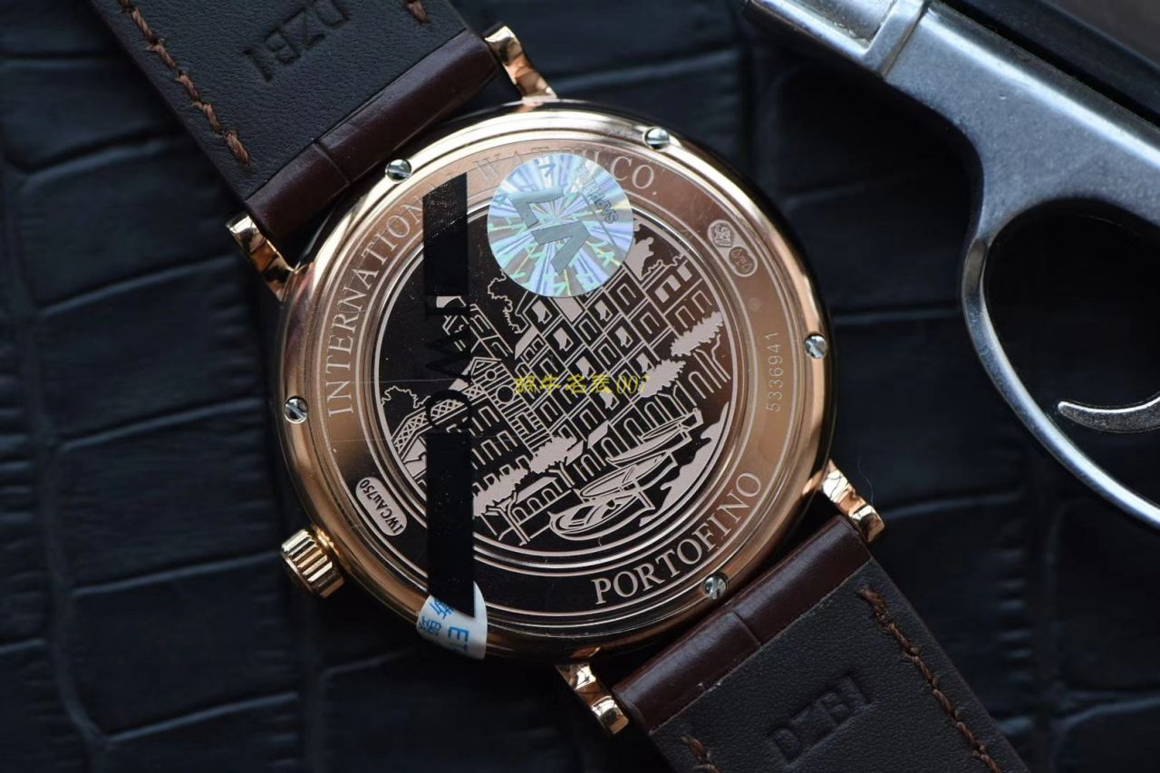 【视频评测V7厂官网莫桑石钻版本】一比一复刻高仿万国柏涛菲诺系列 IW356516 自动机械男表 / WG510