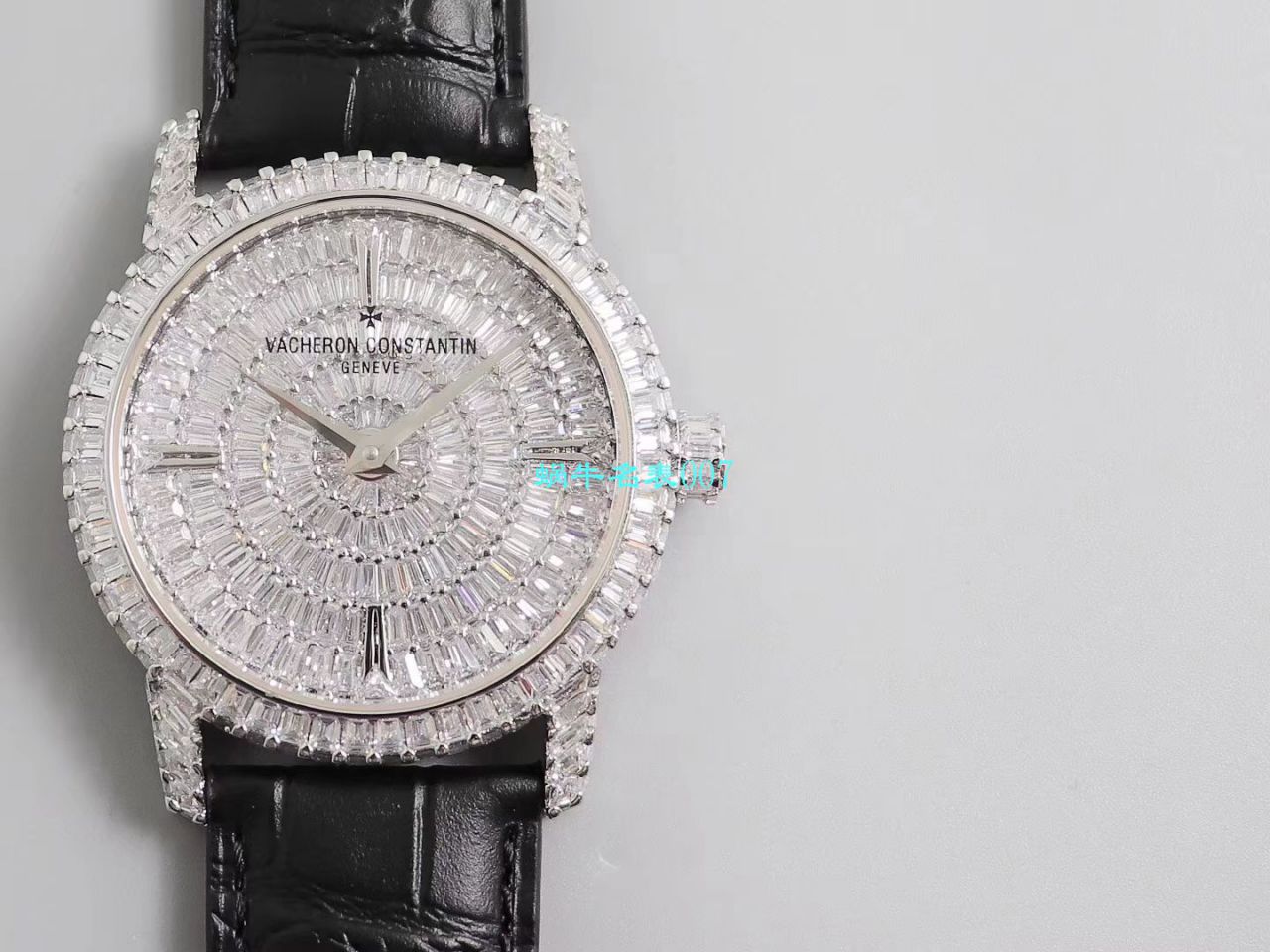 【DM厂又一奢华精品镶嵌308颗奢华方钻】江诗丹顿传袭高仿TRADITIONNELLE系列82760/000G-9852男士腕表 / JS210