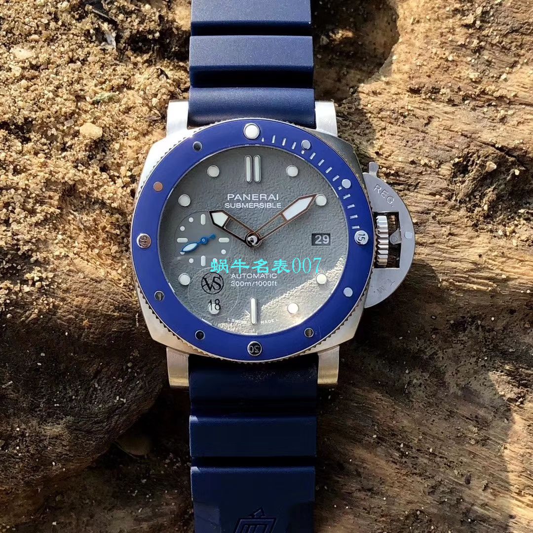 VS厂顶级复刻表 SIHH2019蓝主角高仿PAM959沛纳海SUBMERSIBLE 潜行系列PAM00959腕表 / VSPAM959