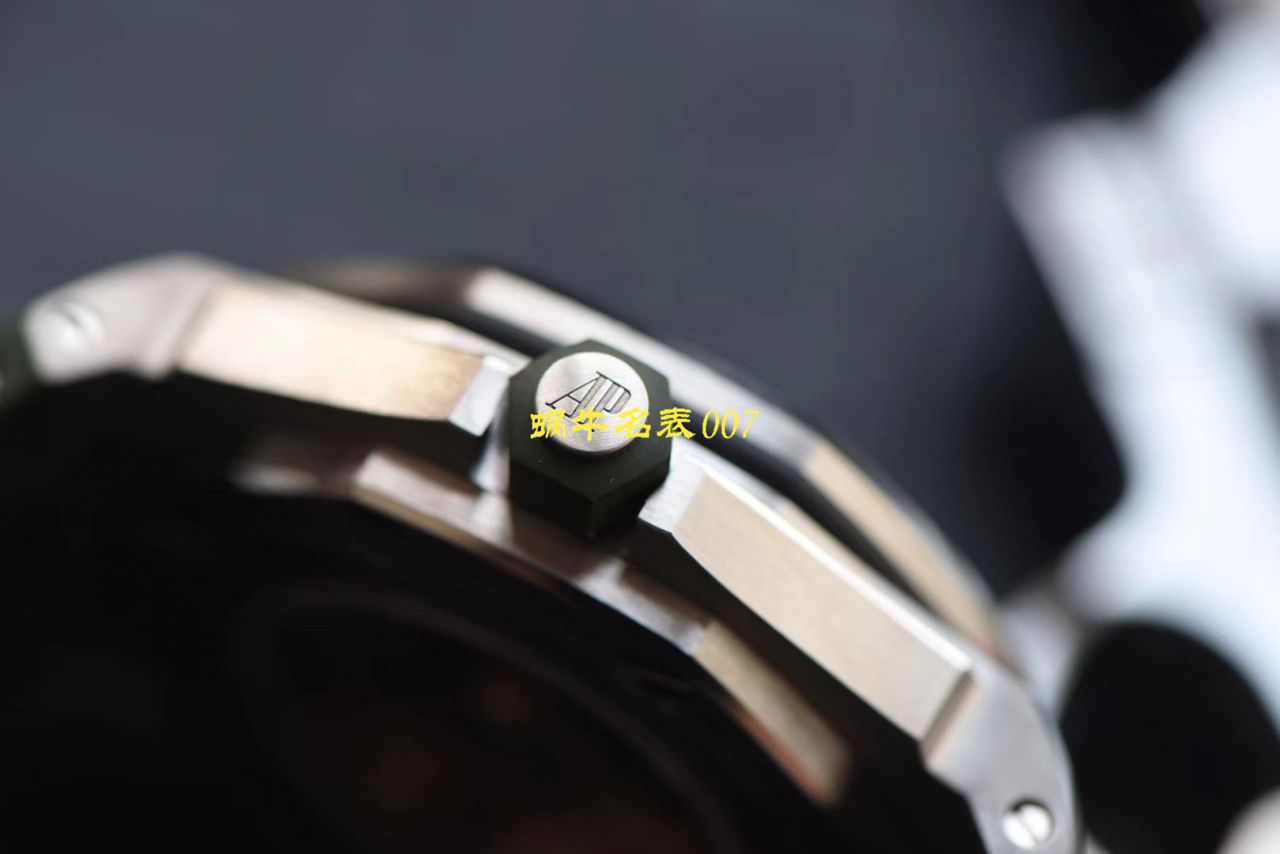 【JF厂15710ST＂军绿＂系列】爱彼皇家橡树离岸型复刻高仿15710ST.OO.A052CA.01腕表 / AP181