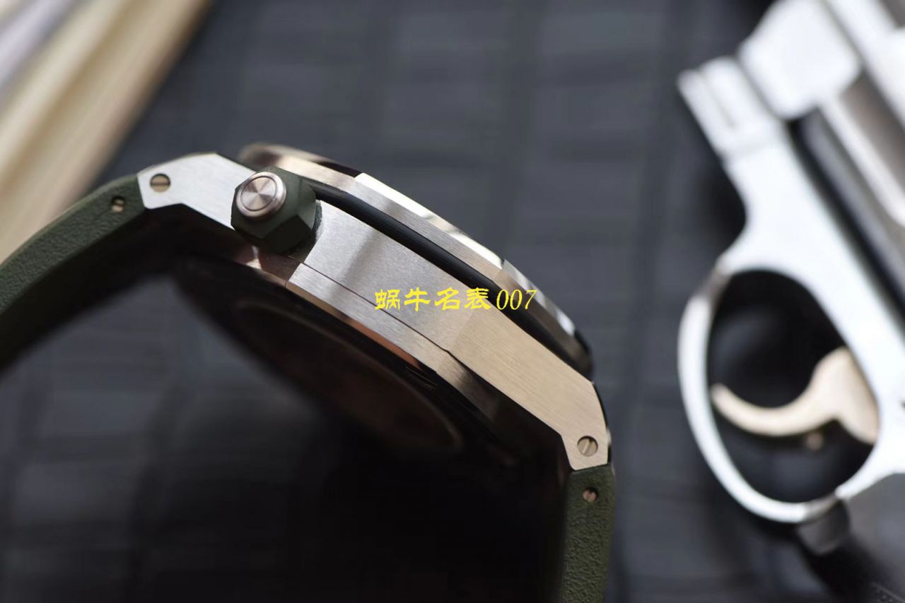 【JF厂15710ST＂军绿＂系列】爱彼皇家橡树离岸型复刻高仿15710ST.OO.A052CA.01腕表 / AP181