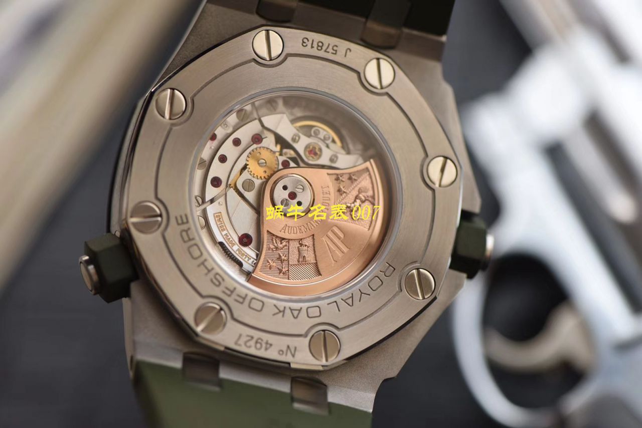 【JF厂15710ST＂军绿＂系列】爱彼皇家橡树离岸型复刻高仿15710ST.OO.A052CA.01腕表 / AP181