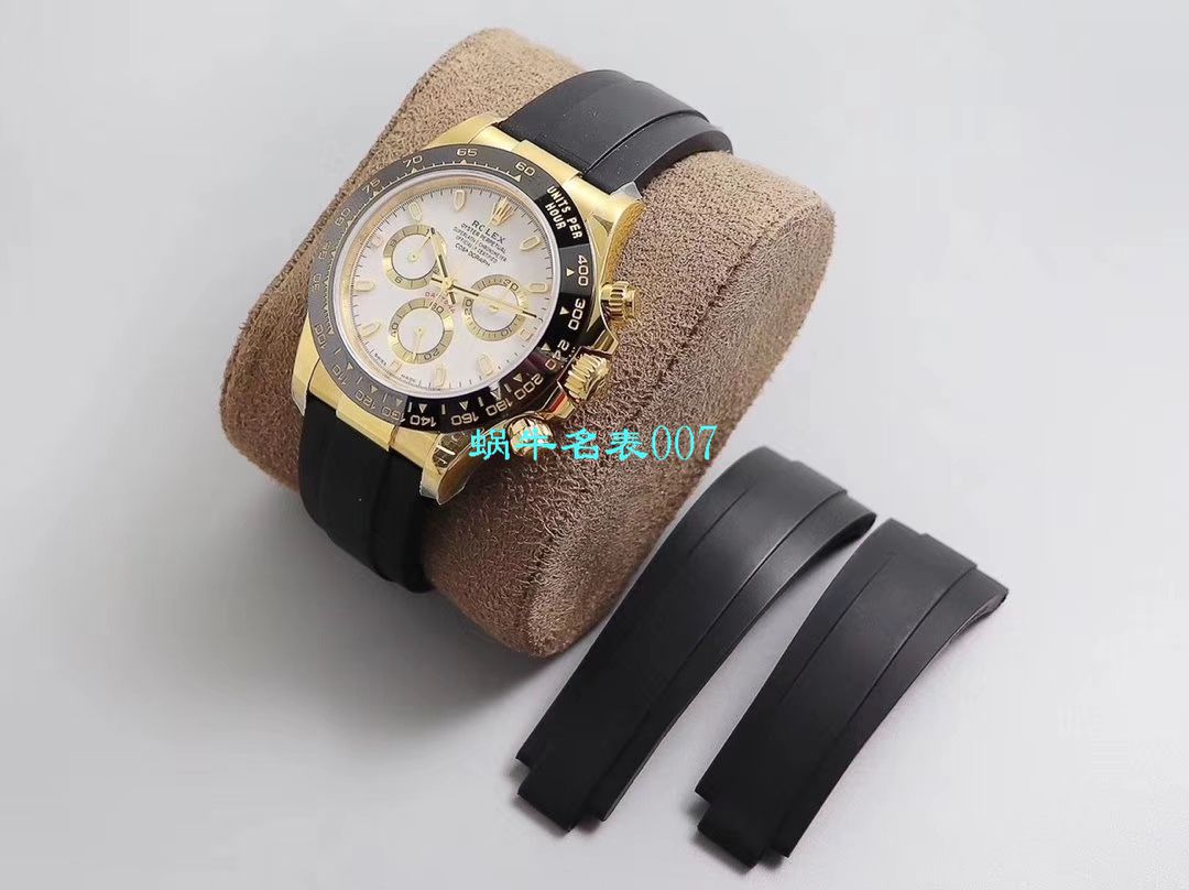 N厂迪通拿新品金迪余文乐同款全新订制版劳力士复刻高仿迪通拿超级Cal.4130自动上链机芯 / R521