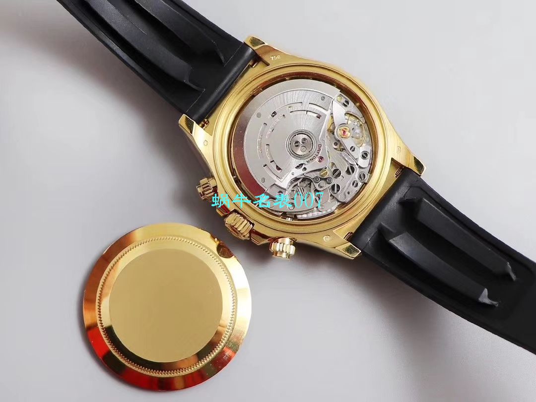 N厂迪通拿新品金迪余文乐同款全新订制版劳力士复刻高仿迪通拿超级Cal.4130自动上链机芯 / R521