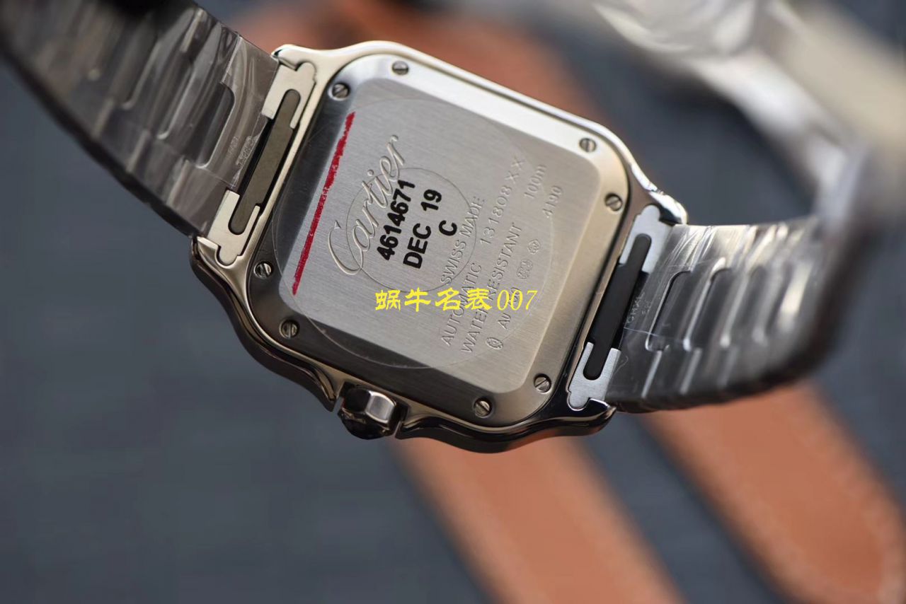 HBBV6厂新款一比一复刻高仿卡地亚山度士女装表圈镶WJSA0010,WJSA0007中号女表 / K237