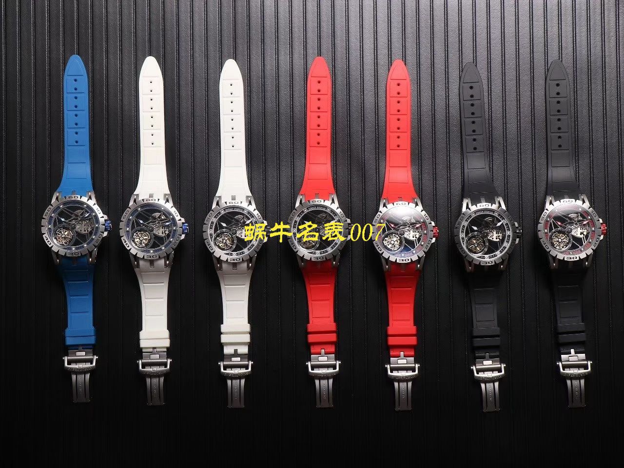 JB厂罗杰杜彼Excalibur Spidr（王者系列）顶级复刻高仿RDDBEX0545，RDDBEX0546，RDDBEX0479陀飞轮腕表 / LJ057