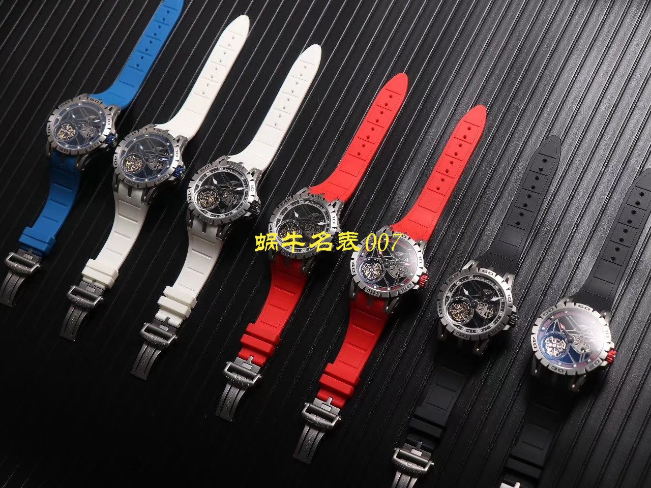 JB厂罗杰杜彼Excalibur Spidr（王者系列）顶级复刻高仿RDDBEX0545，RDDBEX0546，RDDBEX0479陀飞轮腕表 / LJ057