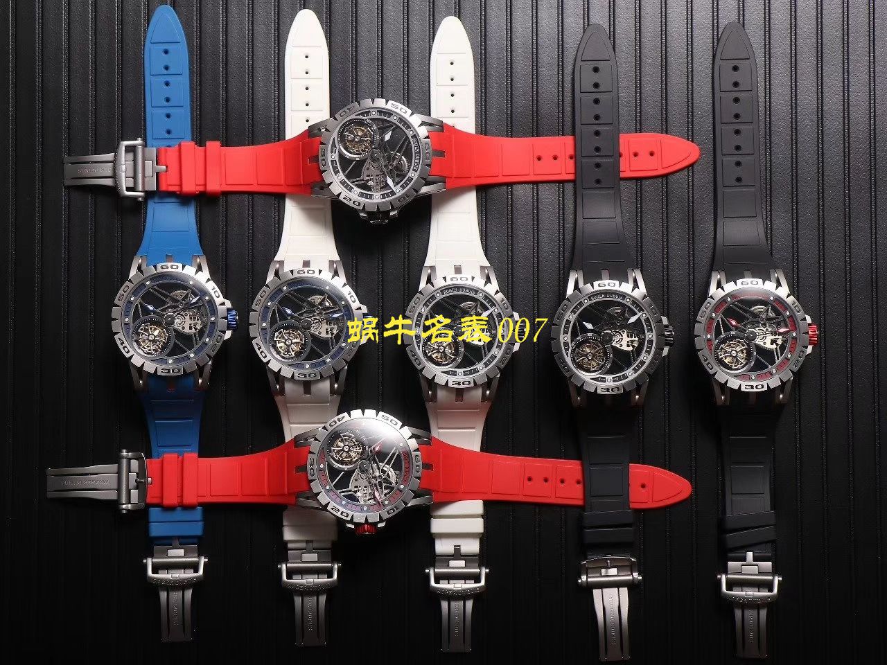 JB厂罗杰杜彼Excalibur Spidr（王者系列）顶级复刻高仿RDDBEX0545，RDDBEX0546，RDDBEX0479陀飞轮腕表 / LJ057