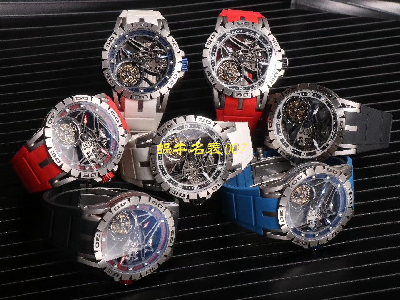 JB厂罗杰杜彼Excalibur Spidr（王者系列）顶级复刻高仿RDDBEX0545，RDDBEX0546，RDDBEX0479陀飞轮腕表 / LJ057